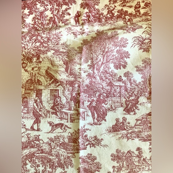 Vintage Toile French Country Life
Window Valance Red On White Rod
Pocket USA - Picture 10 of 16